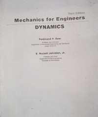 Mechanics For Engineers Dynamics