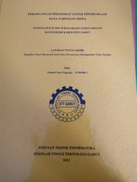 Perancangan Perangkat Lunak Pengelolaan Data Tabungan Siswa (studi kasus di sdn sukalaksana II kecamatan banyuresmi kabupaten garut)