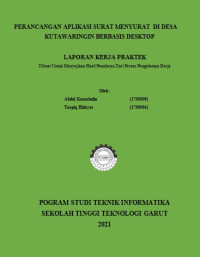 Perancangan Aplikasi Surat Menyurat  Di Desa Kutawaringin Berbasis Desktop