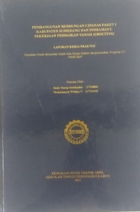 Pembangunan Bendungan Cipanas Paket I Kabupaten Sumedang Dan Indramayu Pekerjaan Perbaikan Tanah (Grouting)