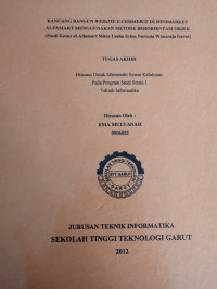 Rancang Bangun Website E-Commerce Di Minimarket Alfamart Menggunakan Metode Berorientasi Objek (studi kasus di alfamart mitra usaha erien nuronia wanaraja Garut)