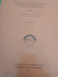 Sistem Informasi Pengelolaan Surat Masuk dan Surat Keluar di Dinas Kependudukan Dan Pencatatan Sipil Kabupaten Garut