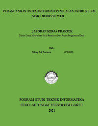 Perancangan Sistem Informasi Penjualan Produk Ukm Mart Berbasis Web