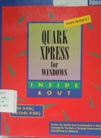 Quark Xpreess For Windows  Inside & Out