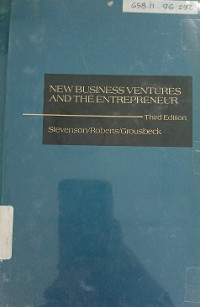 New Business Ventures And The Entrepreneur