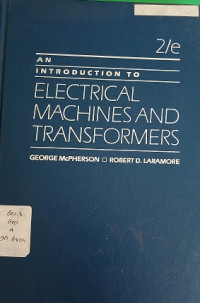 An Introduction To Electrical Machines And Transformes