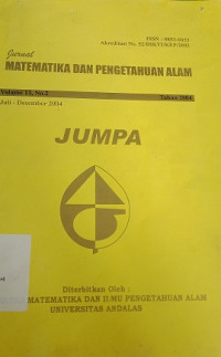 Jurnal Matematika Dan Pengetahuan Alam