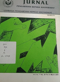 Jurnal Pengabdian Kepada Masyrakat