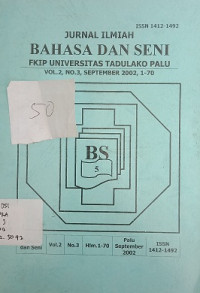 Jurnal Ilmiah Bahasa Dan Seni