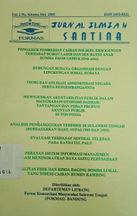 Jurnal Ilmiah Santina