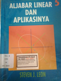 Aljabar Linear Dan Aplikasinya