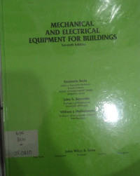 Mechanical and Electrical Equipment For Buildings