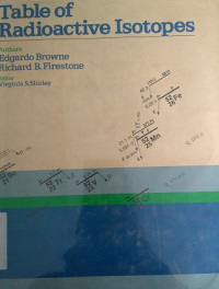 Table Of Radioactive Isotopes