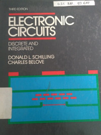 Electronic Circuits Discrete And Integrated