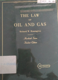 The law of Oil And Gas