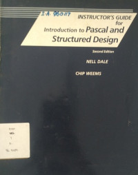 Instructor's to Pascal and Structured Design