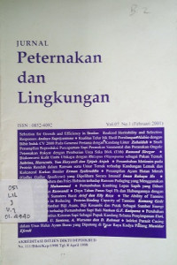 Jurnal Peternakan Dan Lingkungan