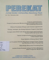 Perekat Jurnal Ilmiah Universitas Bandung Raya