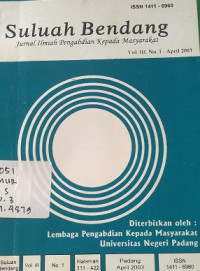 Suluh Bendang Jurnal Ilmiah Pengabdian Kepada Masyarakat