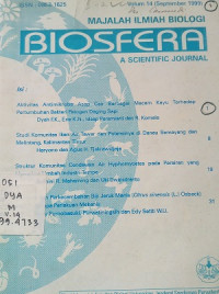 Majalah Ilmiah Biologi Biosfera A Scientif Journal