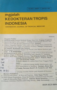 Majalah Kedokteran Tropis Indonesia