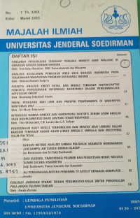 Majalah Ilmiah Universitas Jenderal Soedirman