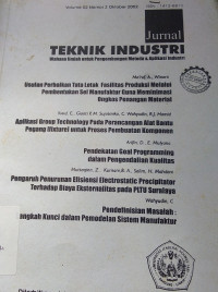 jurnal teknik industri