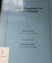 suatu pengantar Ke Teori Peluang