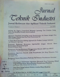 Jurnal Teknik Industri