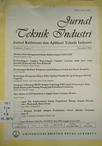 Jurnal Teknik Industri