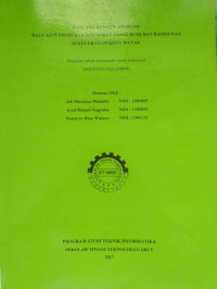 Rancang Bangun Aplikasi Data Kependudukan Dan Surat Pajak Bumi Dan Bangunan Di Kelurahan Kota Wetan