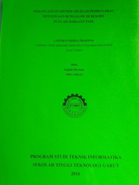 Perancangann Sistem Aplikasi Pembayaran Penyewaan Bungalow Di Resort Puncak Darajat Pass