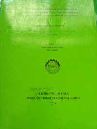 Rancang Bangun Aplikasi Inventory Untuk Pencatatan Transaksi Alat Tulis Kantor Pada Dinas Koperasi, UMKM Dan BMT Kab. Garut