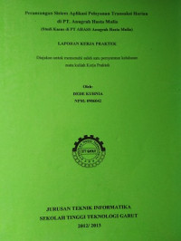 Perancangan Sistem Aplikasi  Pelayana Transaksi Harian di PT.Anugrah Hasta Mulia