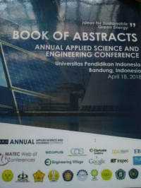 BOOK OF ABSTRACTS ANNUAL APPLIED SCIENCE AND ENGINARING CONFERENCE