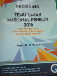 Prosiding Temu Ilmiah Nasional Peneliti 2016