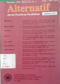 alternatif jurnal pemikiran pendidikan