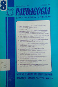 Paedagogia jurnal penelitian pendidikan