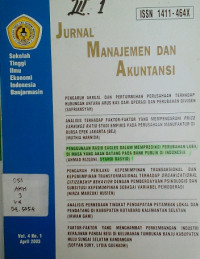 Jurnal Manajemen Dan Akuntasi