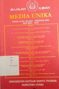 Majalah Ilmiah MEDIA UNIKA