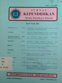 Jurnal kependidikan media publikasi ilmiah