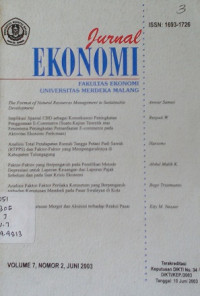 Jurnal Ekonomi