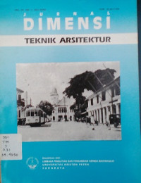 Jurnal Dimensi Teknik Arsitektur