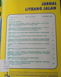 Jurnal litbang jalan