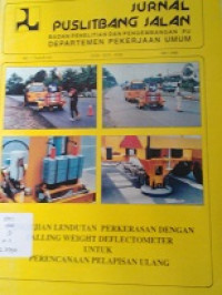 Jurnal puslitbang jalan