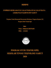 Inspeksi Keselamatan Jalan Pada Ruas Jalan Raya Limbangan Kabupaten Garut