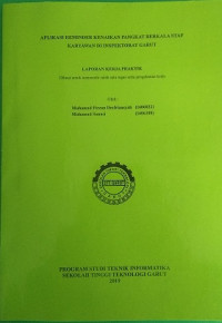 Aplikasi Reminder Kenaikan peringkat Berkala Staf Karyawan Di Inspektorat Gaut