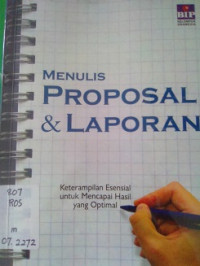 Menulis Proposal & Laporan