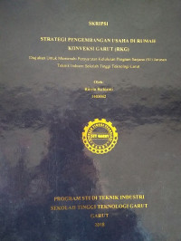 Strategi Pengembangan Usaha Di Rumah Konveksi Garut ( RKG)