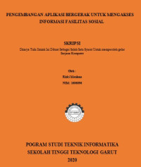 Pengembangan Aplikasi Bergerak Untuk Mengakses Informasi Fasilitas Sosial